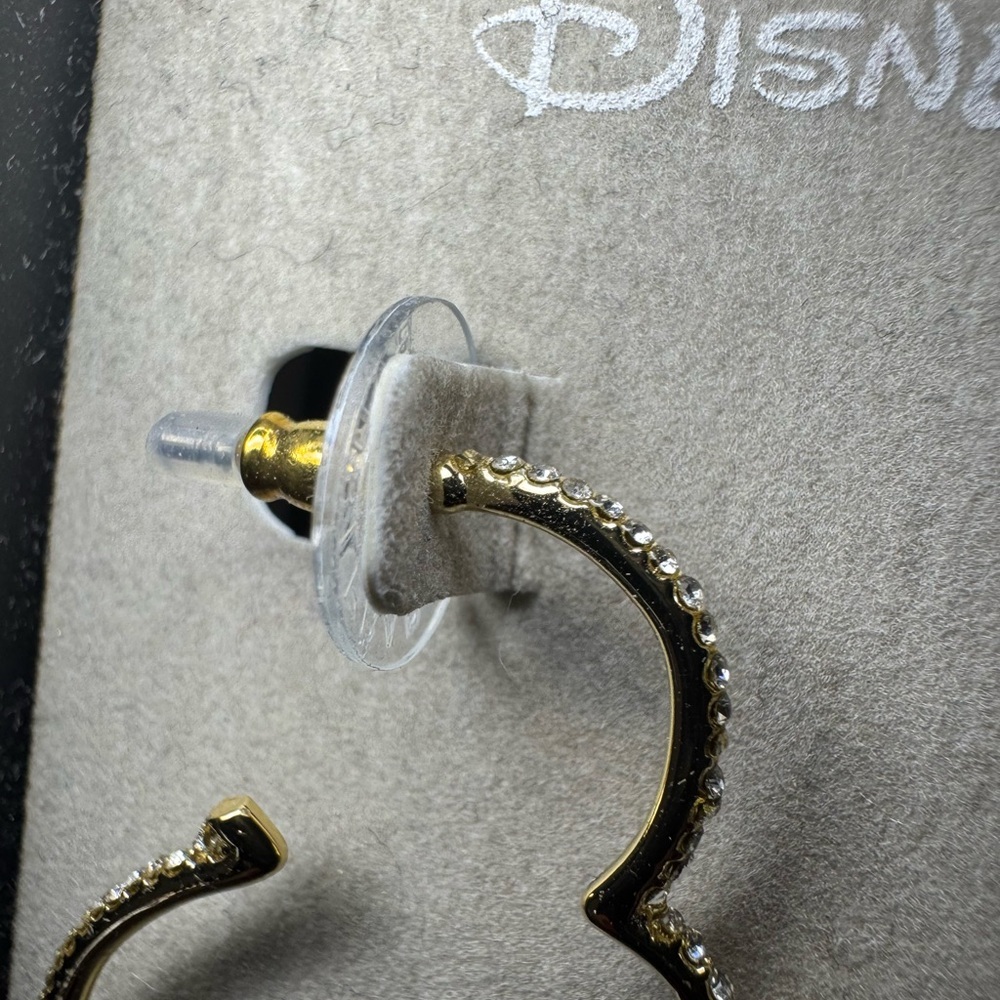 Disney x Baublebar Mickey Mouse
Outline Gold Hoop Crystal Earrings - Picture 3 of 6